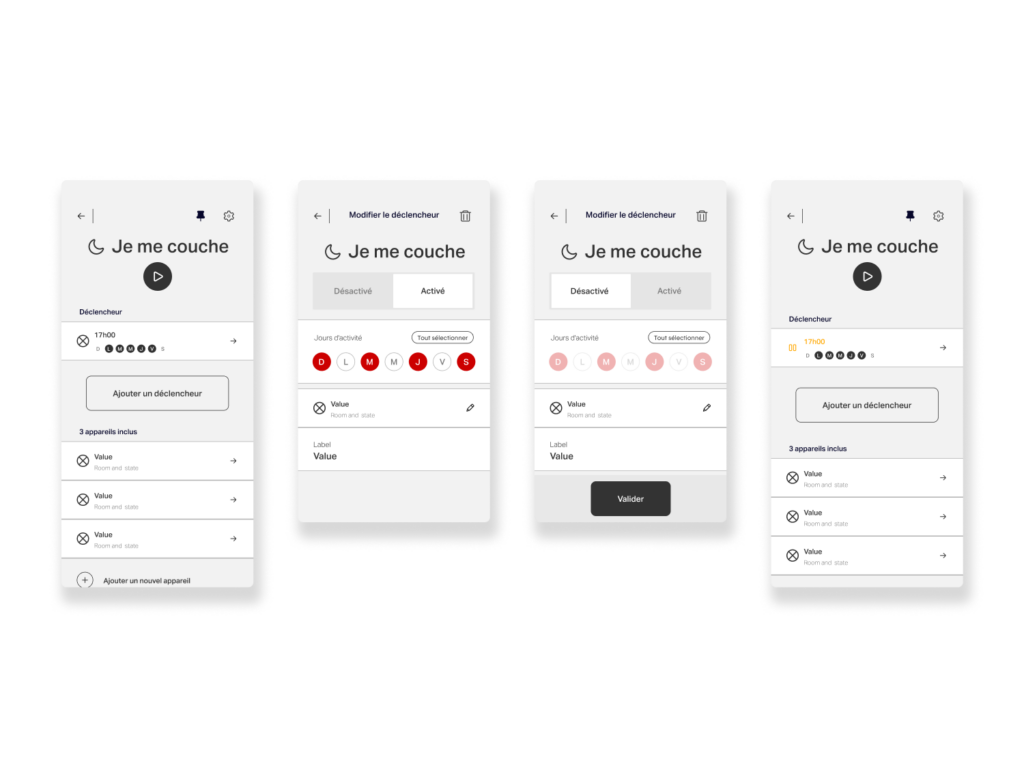 Automations Routine On - Off