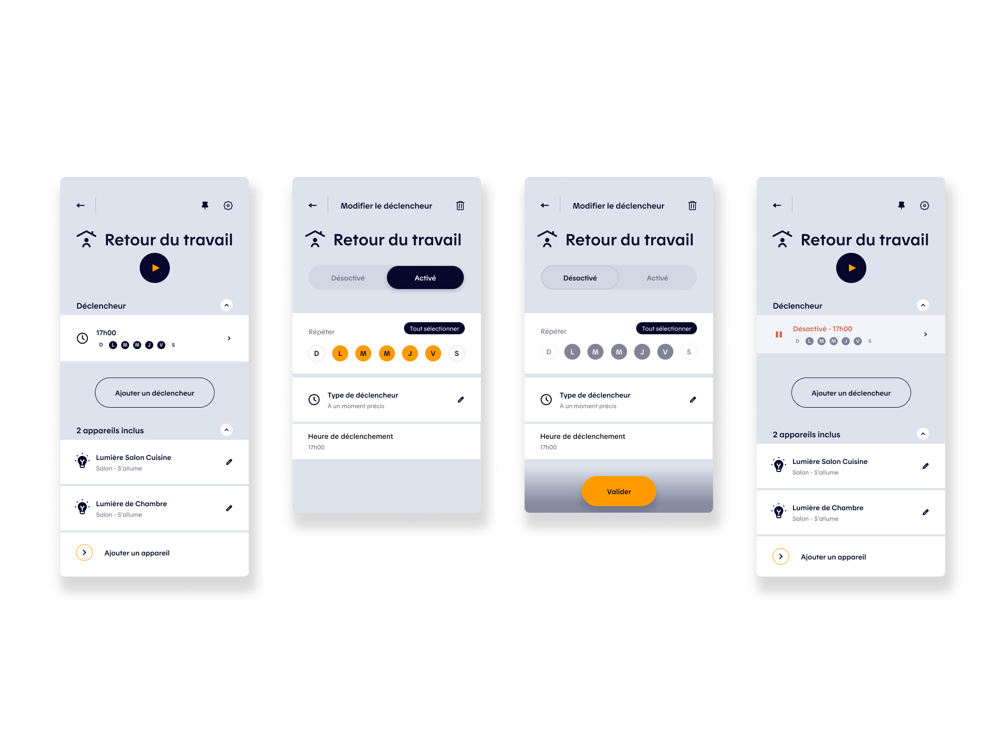 Automations Routine On - Off