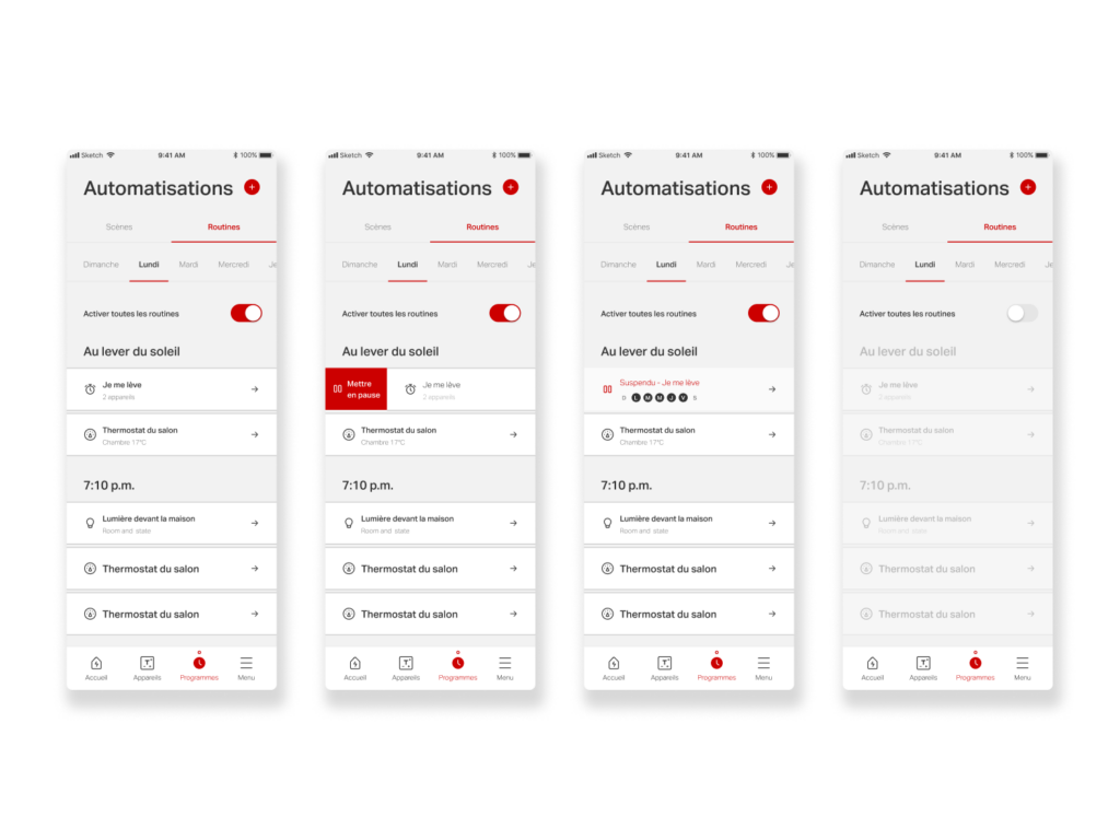 Automations - Slide to pause a Routine