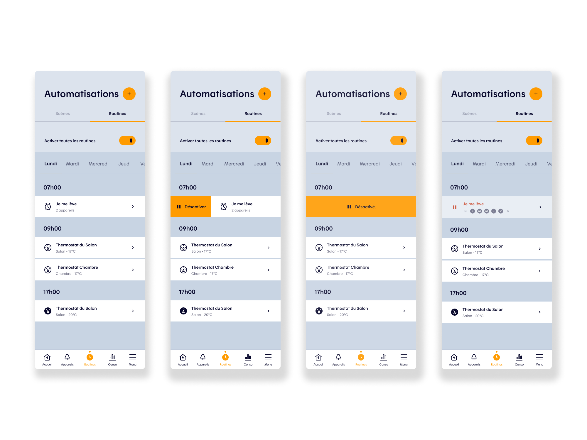 Automations - Slide to pause a Routine