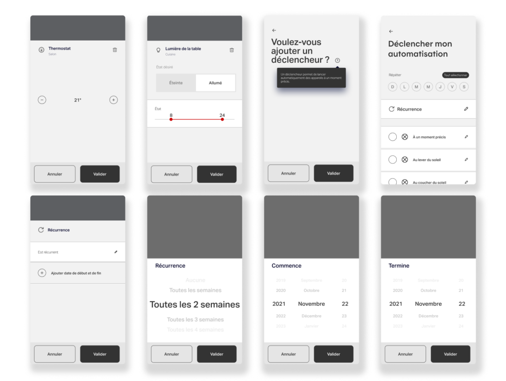 Automations settings - recurrence