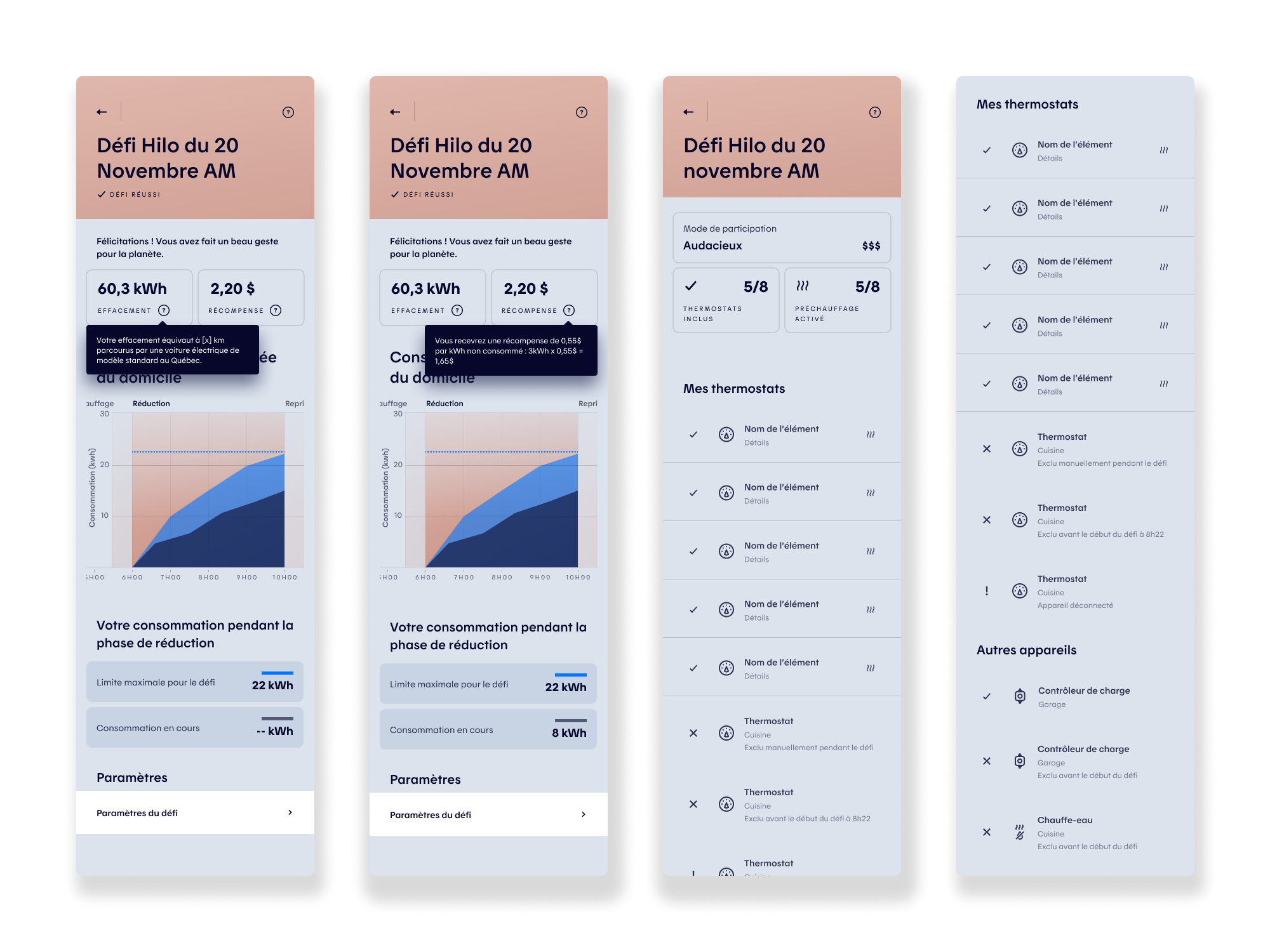 Challenges' Report + Challenges Settings