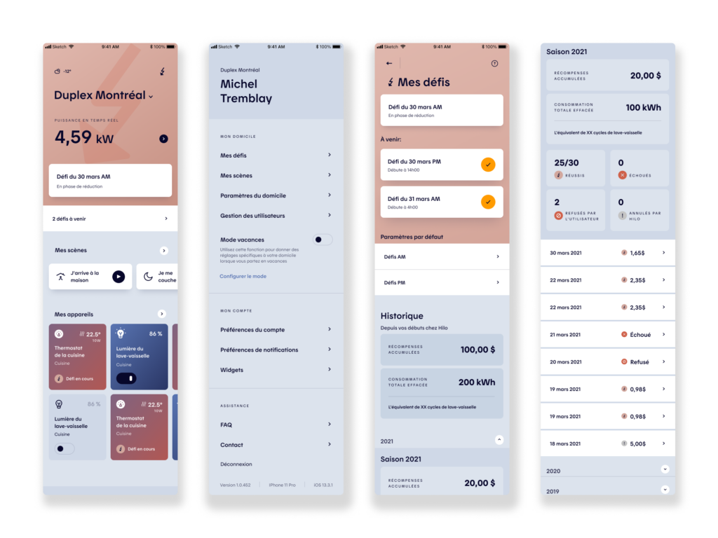 Homepage & Challenges Landing