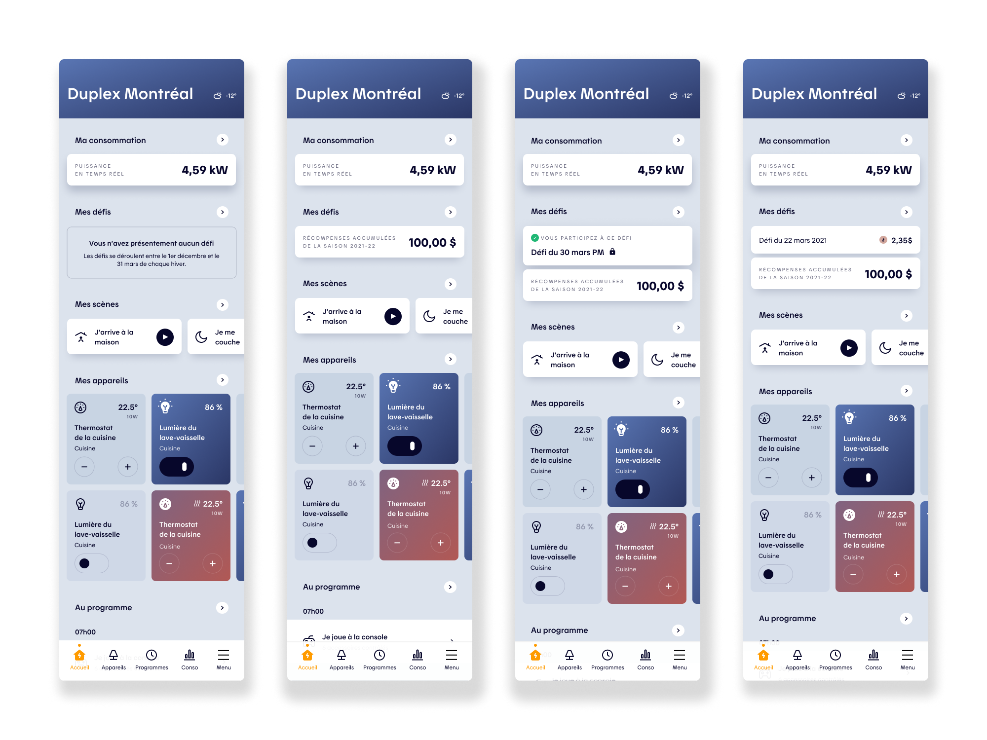 Homepage - No history - Off Season - With & Without Challenge