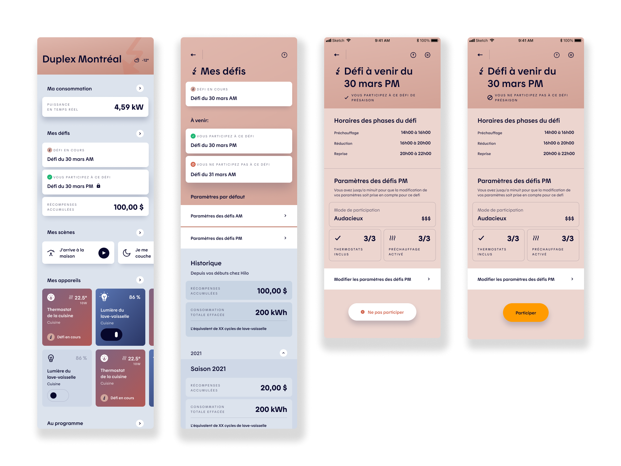 Homepage with challenge - Challenge landing - Challenge Details