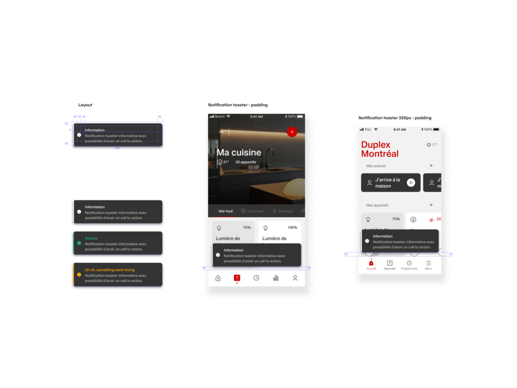 Notification Components & Grid Allia