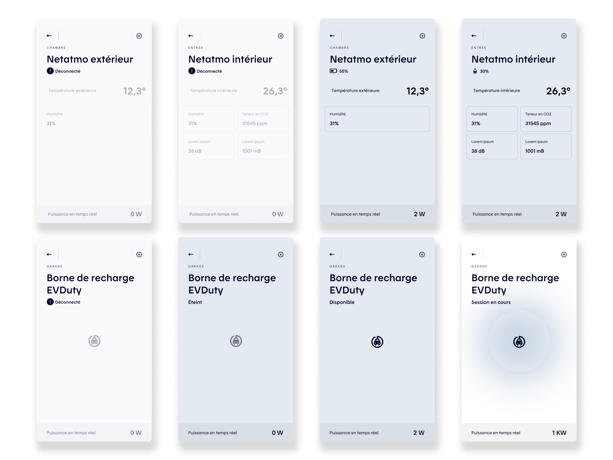 Weather Station On & Off - Charging station Error - Off - Standby - On
